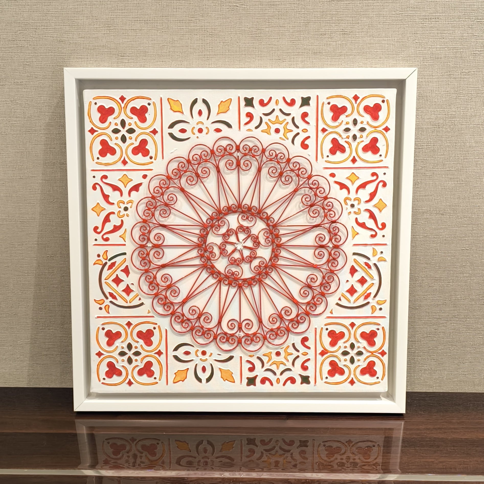 Tableau Sidi bousaid Rouge