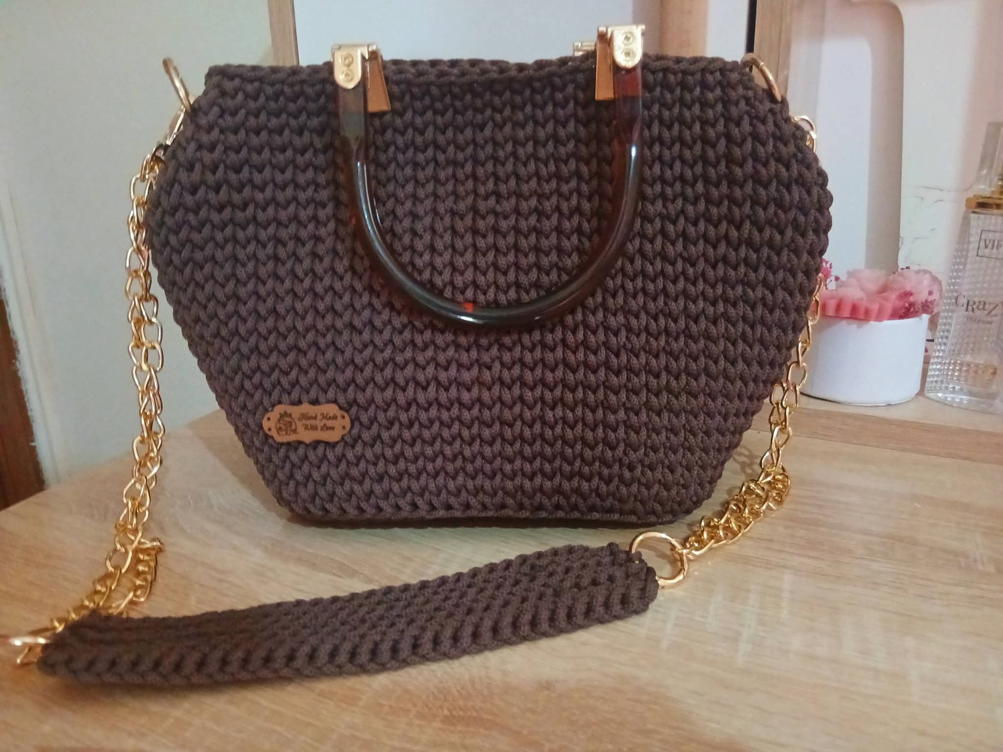 Sac à main en crochet 