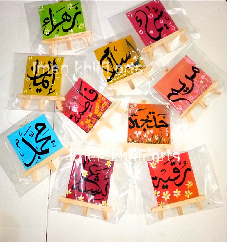 Mini tableau avec mini chevalet 