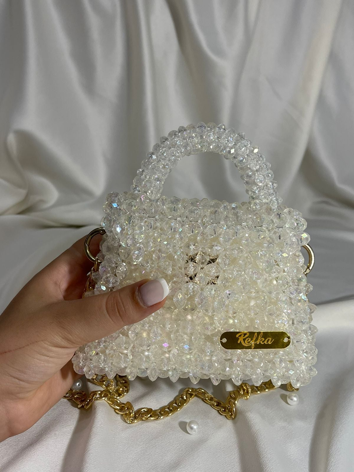mini sac en perles