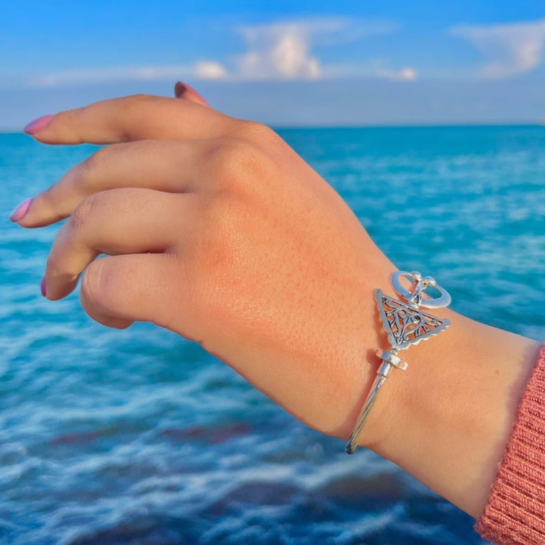 Bracelet berbère Fibule En Argent 925