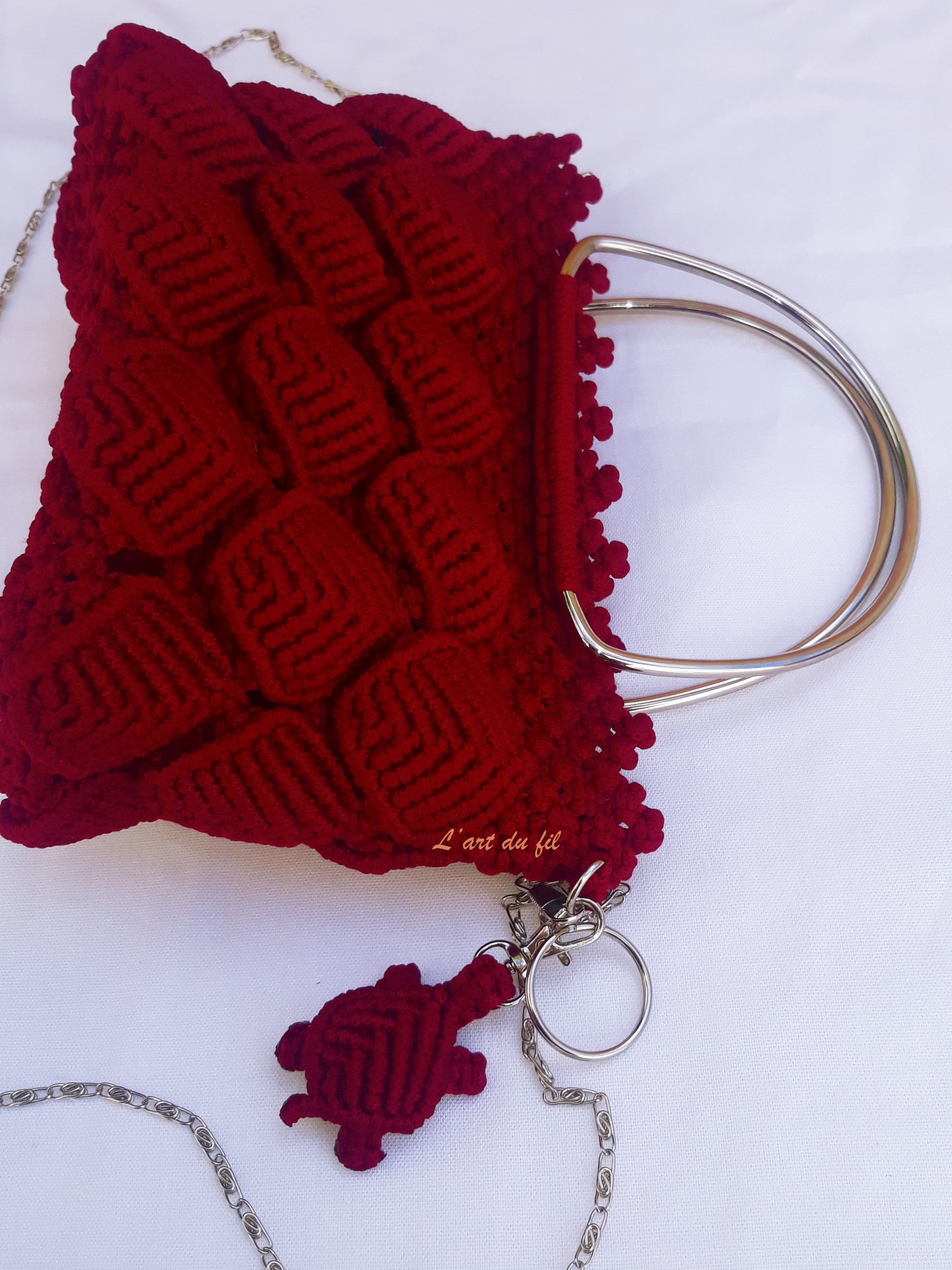 Sac à main macramé 