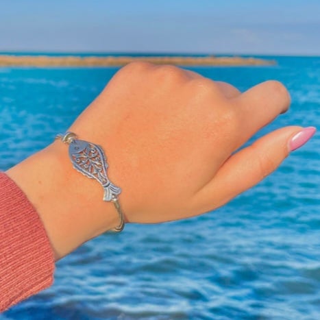 Bracelet berbère Poisson Argent 925