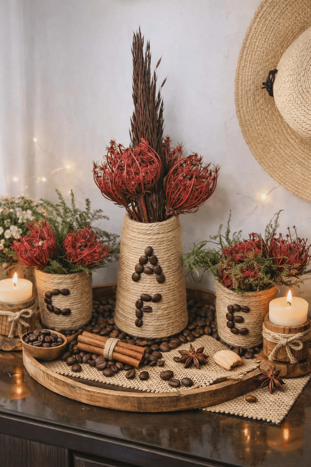 Décors minutieusement faits à la main 