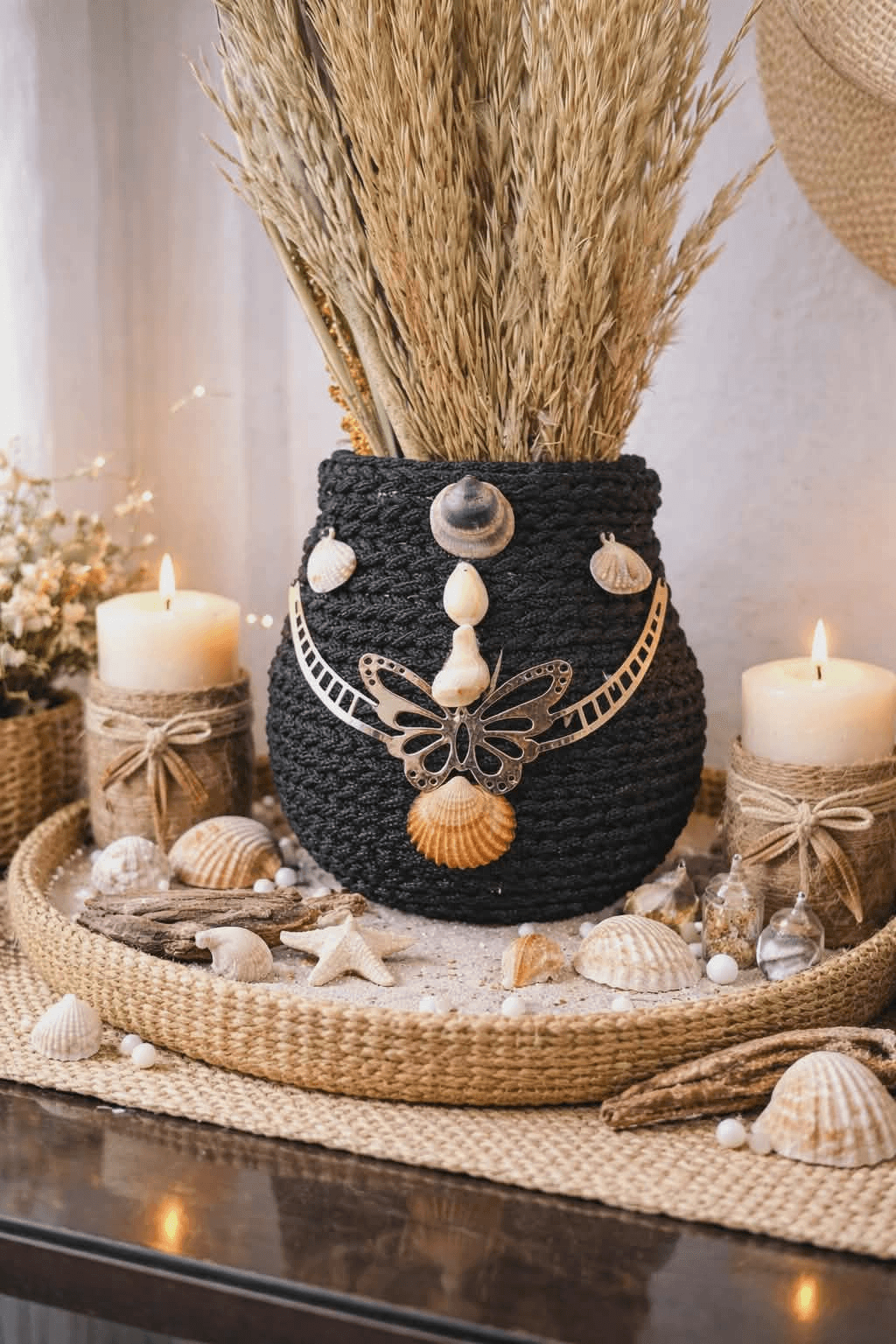 Vase fabriqué avec des mains habiles 