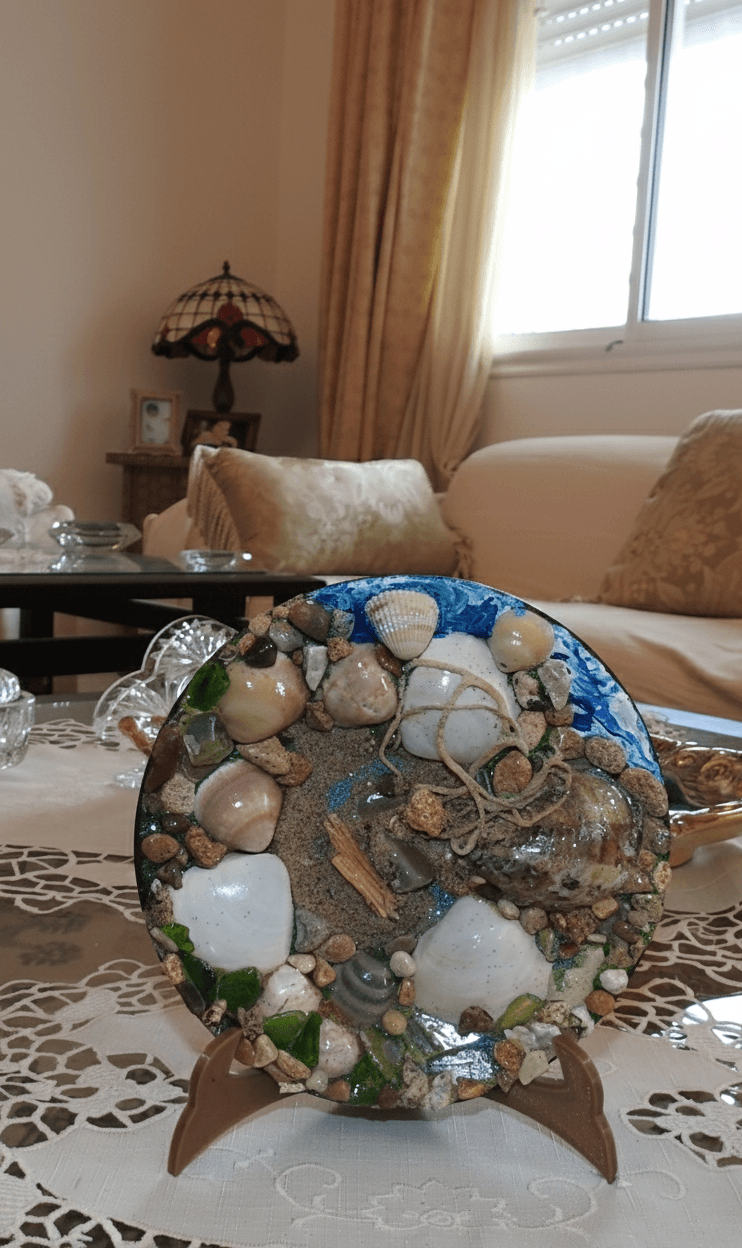 Assiette décorative Le Trésor de l'Océan