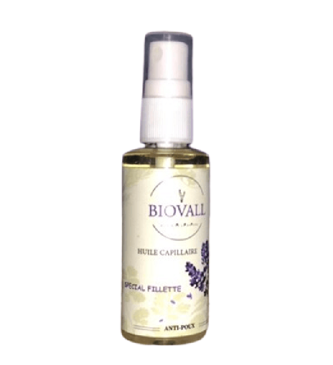 Huile seche pour fillette -Anti Poux-