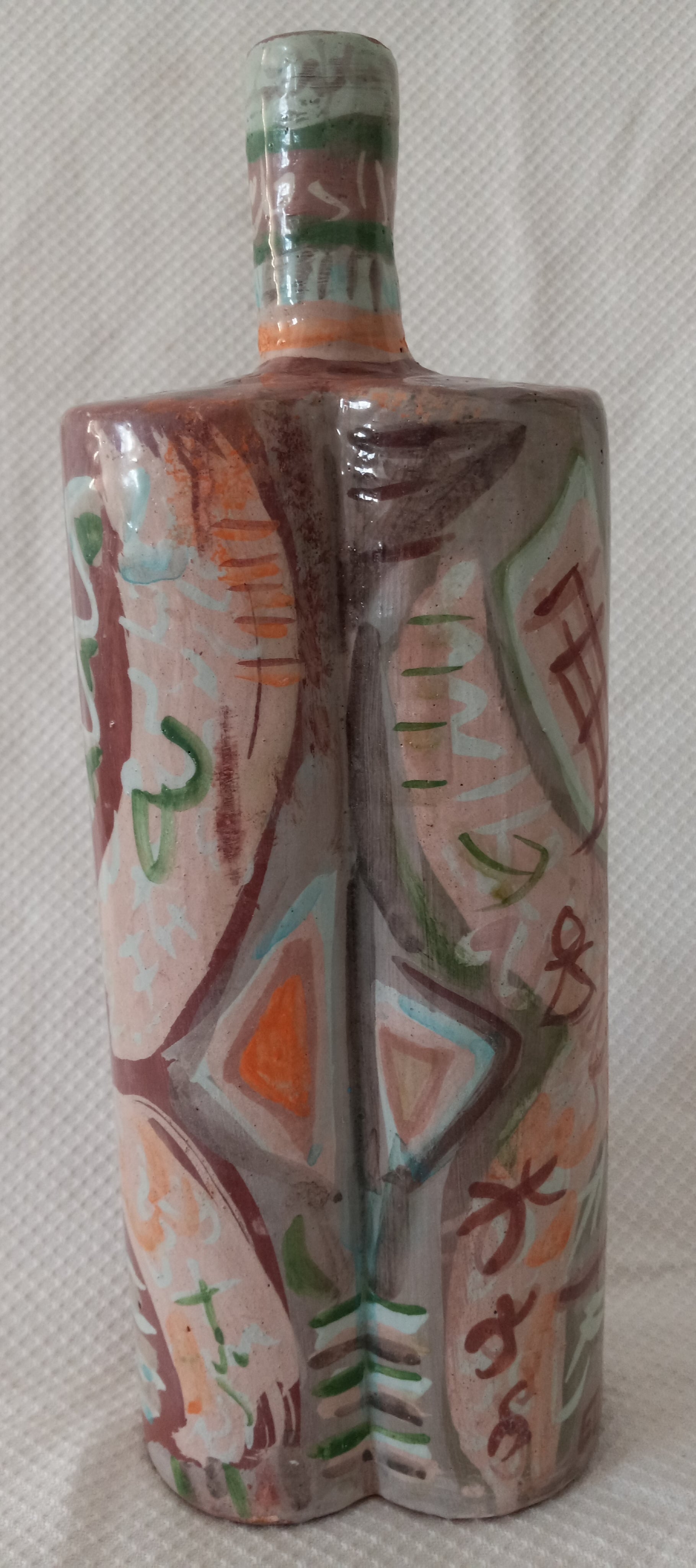 Solifore en Céramique forme bouteille