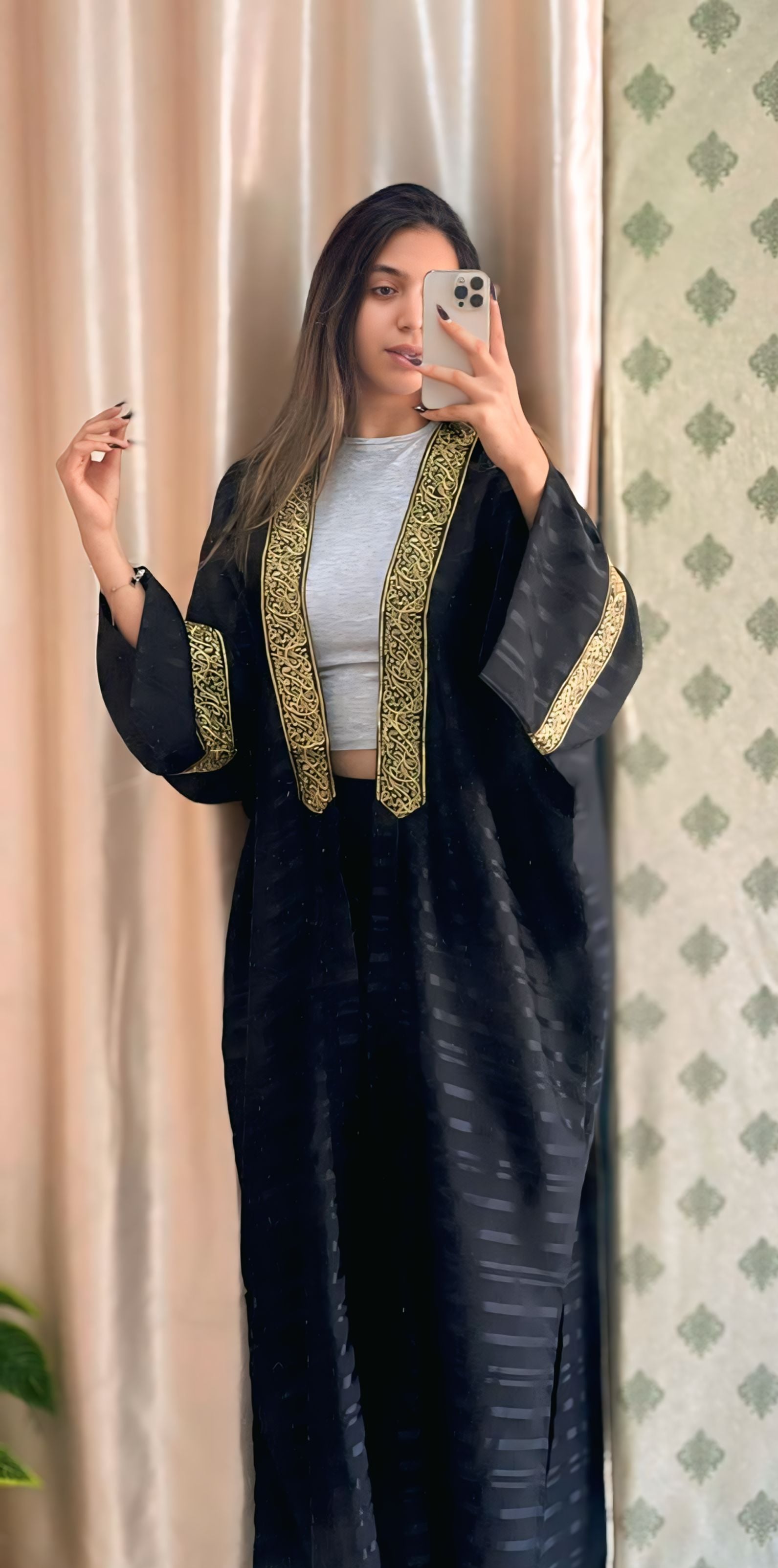 Abaya pancho 