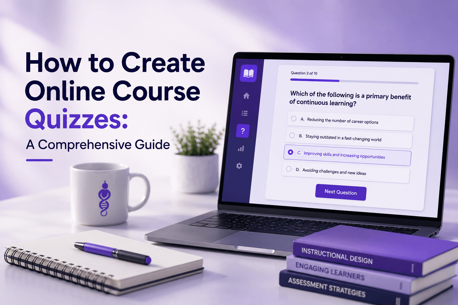 How to Create Online Course Quizzes: A Comprehensive Guide cover image