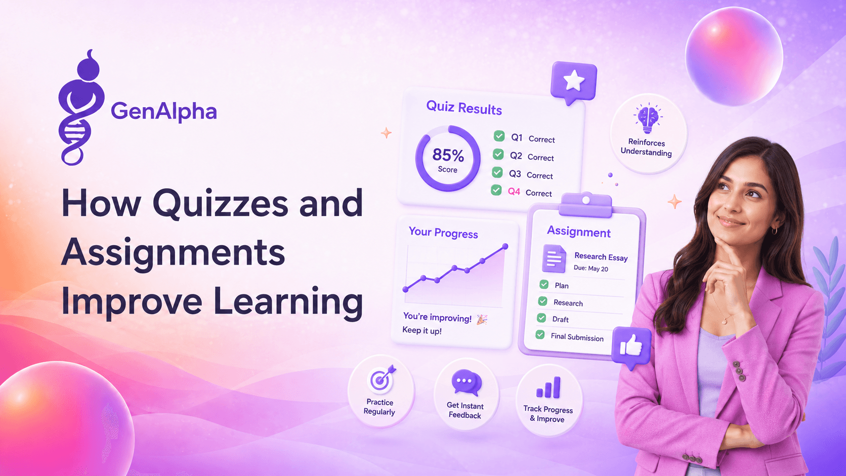 How Quizzes and Assignments Improve Learning cover image